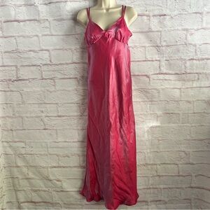 Wild Fable Pink Iridescent Maxi Slip Dress Babydoll Romantic  Adjustable Straps
